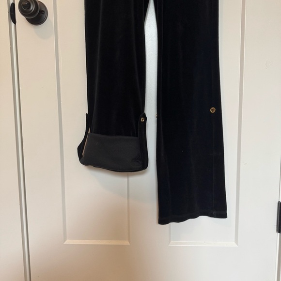 Vintage Juicy Couture Black Velour Jumpsuit Romper - Picture 3 of 7